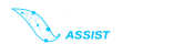 logo quick assist horizontal web white